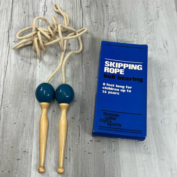 Vintage Ball Bearing 8' Skipping Jumping Rope Thomas Salter Toys & Sports - Picture 1 of 5